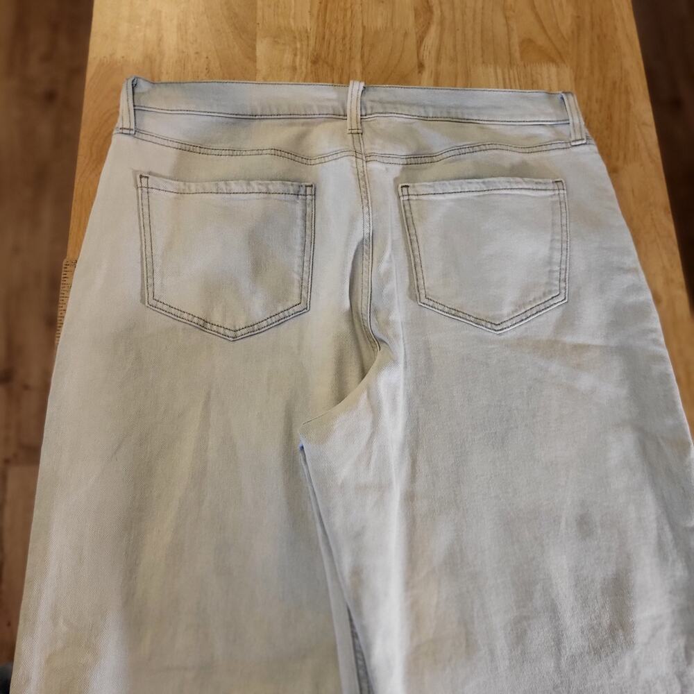 So Goods For Life High Rise Wide Leg Jeans Super Light Wash 17/33W - Picture 11 of 14